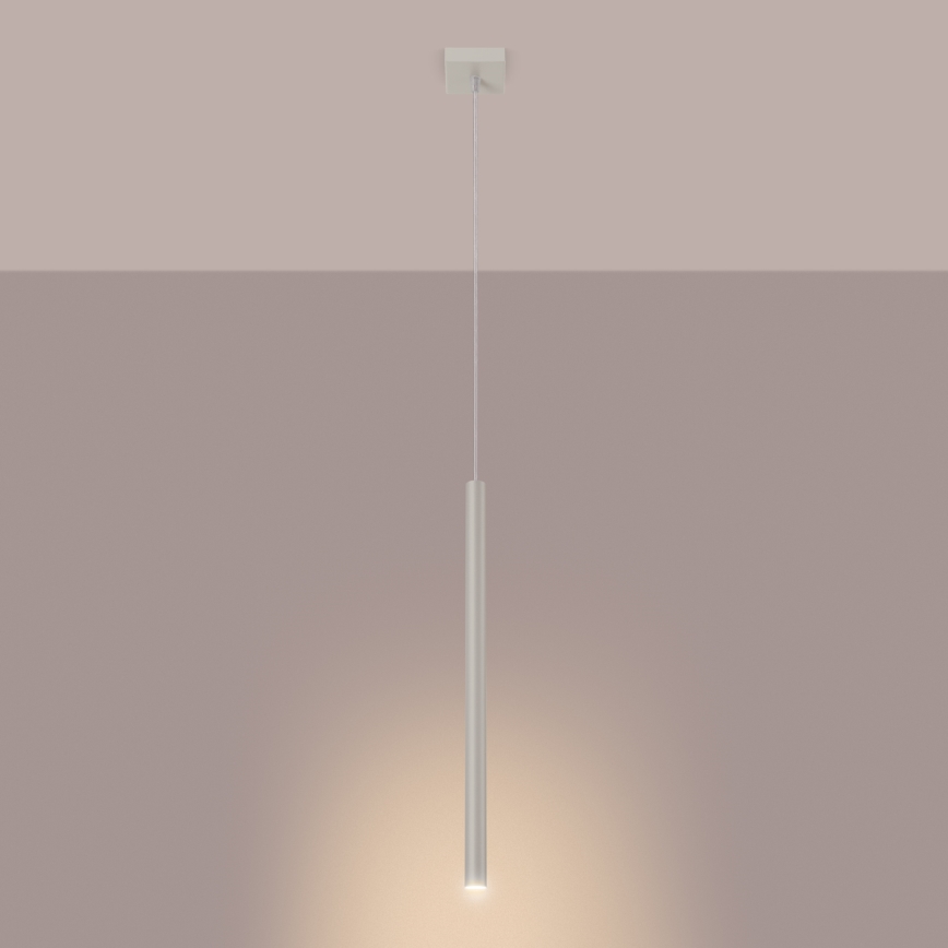 Hanglamp aan een koord PASTELO 1xG9/8W/230V crème