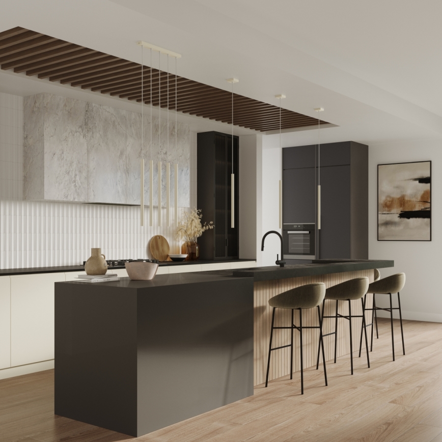 Hanglamp aan een koord PASTELO 1xG9/8W/230V crème