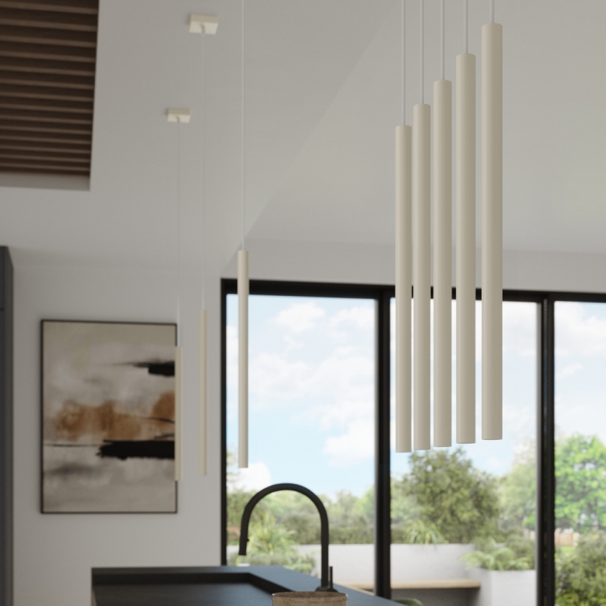 Hanglamp aan een koord PASTELO 1xG9/8W/230V crème