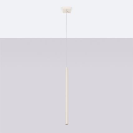 Hanglamp aan een koord PASTELO 1xG9/8W/230V crème