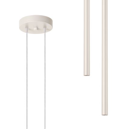 Hanglamp aan een koord PASTELO 2xG9/8W/230V crème