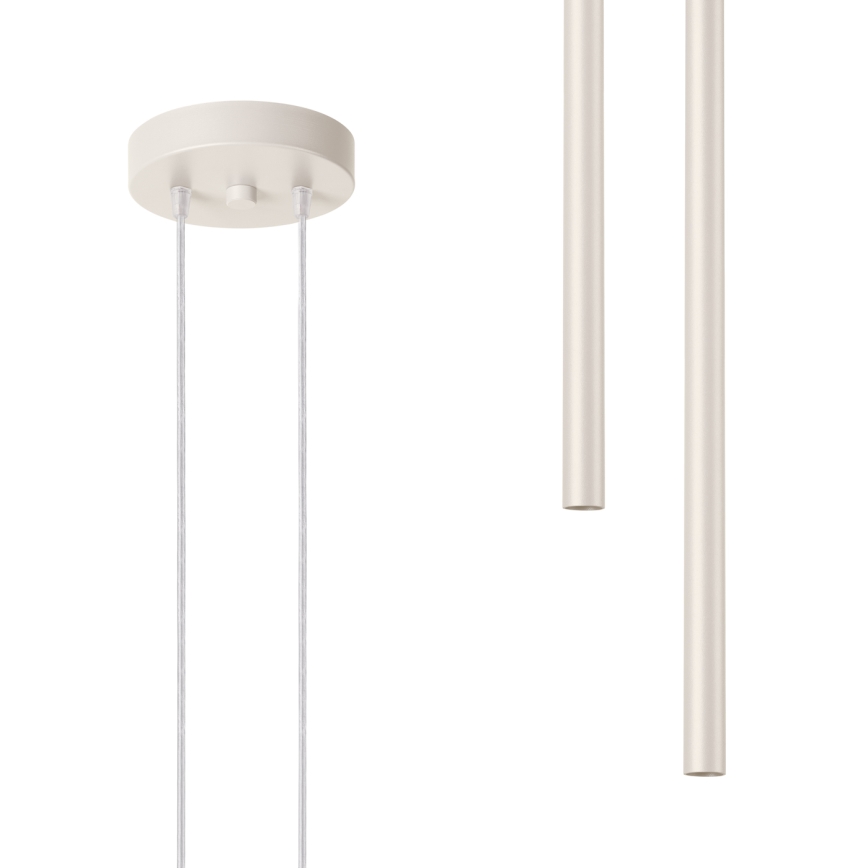 Hanglamp aan een koord PASTELO 2xG9/8W/230V crème