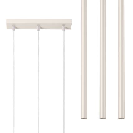 Hanglamp aan een koord PASTELO 3xG9/8W/230V crème