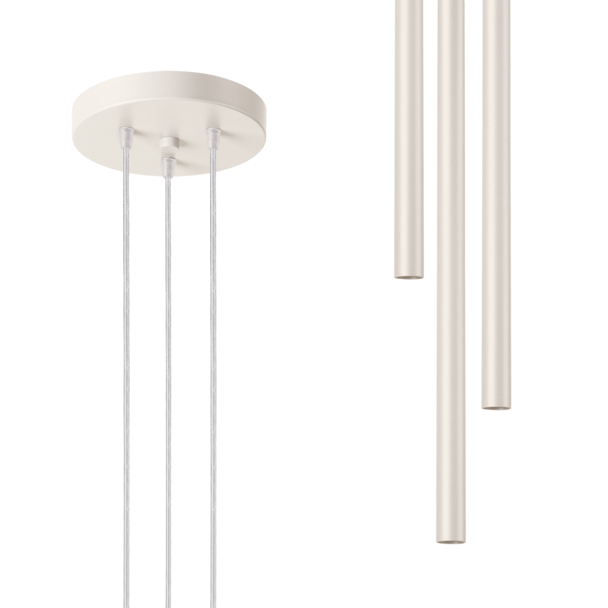 Hanglamp aan een koord PASTELO 3xG9/8W/230V crème