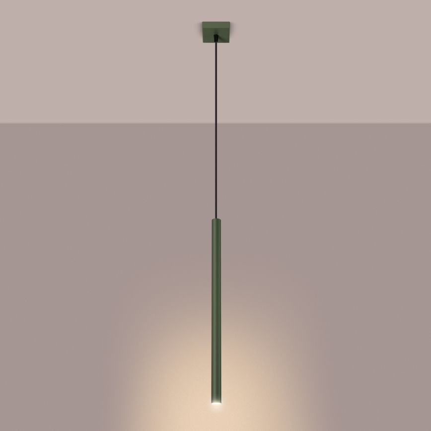Hanglamp aan een koord PASTELO 1xG9/8W/230V groen