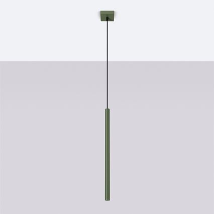 Hanglamp aan een koord PASTELO 1xG9/8W/230V groen
