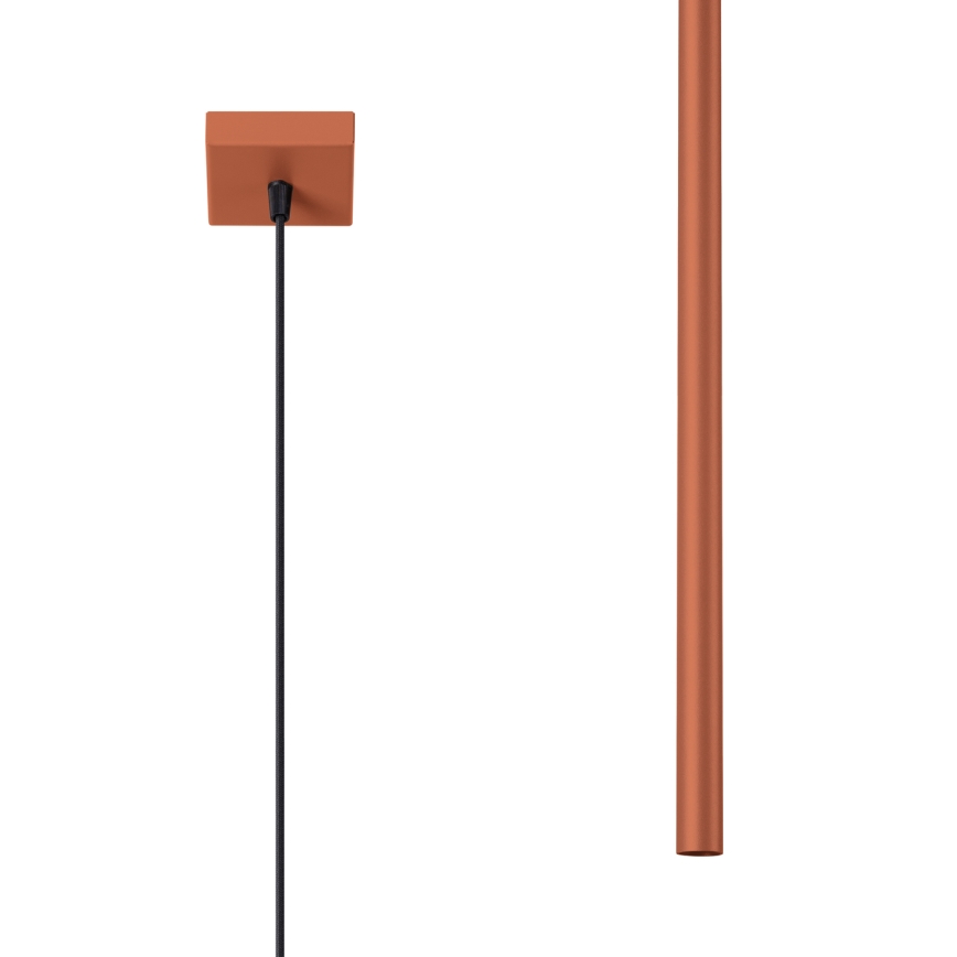 Hanglamp aan een koord PASTELO 1xG9/8W/230V rood