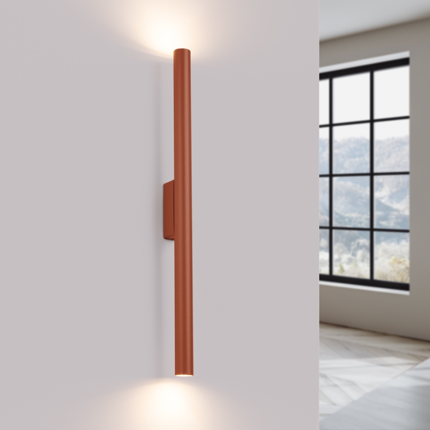 Wandlamp PASTELO 2xG9/8W/230V rood