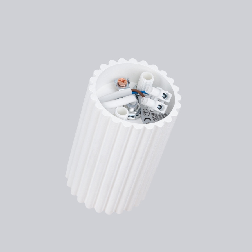 Spot KARBON 1xGU10/10W/230V 10 cm blanc