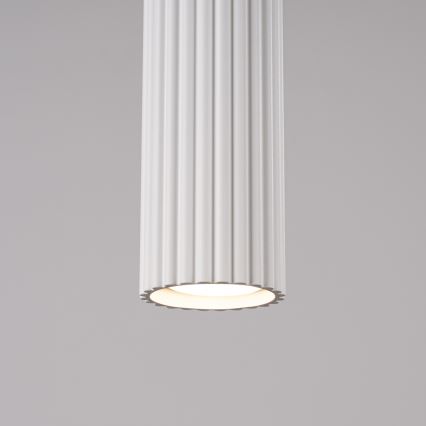 Hanglamp aan een koord KARBON 1xGU10/10W/230V wit