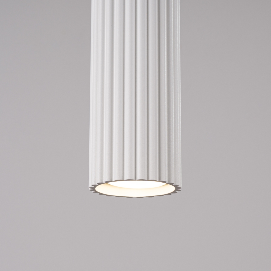Hanglamp aan een koord KARBON 1xGU10/10W/230V wit