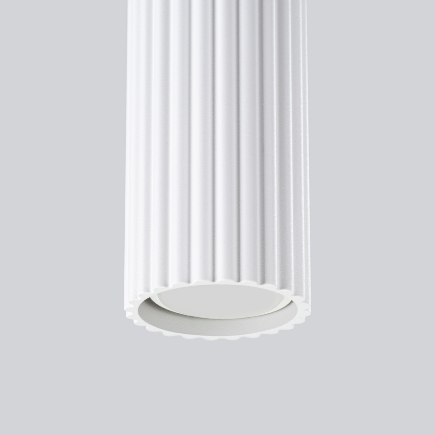 Hanglamp aan een koord KARBON 1xGU10/10W/230V wit