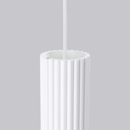 Hanglamp aan een koord KARBON 1xGU10/10W/230V wit
