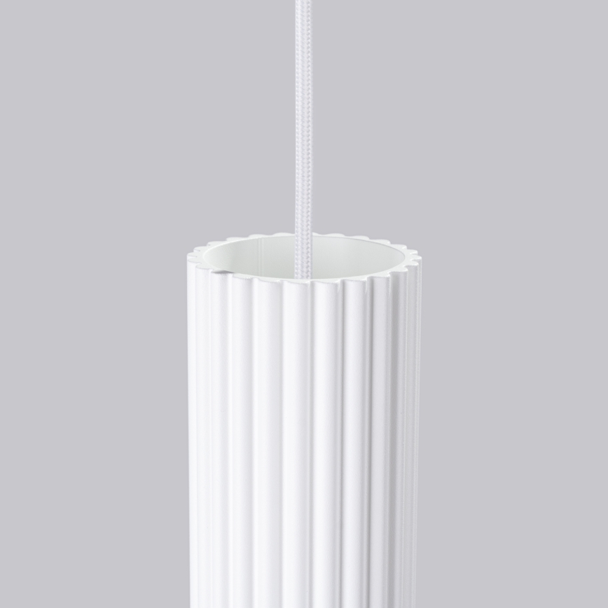 Hanglamp aan een koord KARBON 1xGU10/10W/230V wit