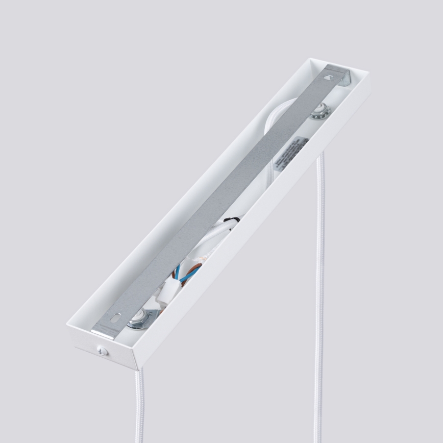 Hanglamp aan een koord KARBON 2xGU10/10W/230V wit