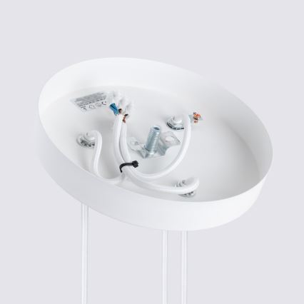 Hanglamp aan een koord KARBON 3xGU10/10W/230V wit