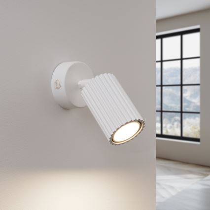 Wandspot KARBON 1xGU10/10W/230V wit