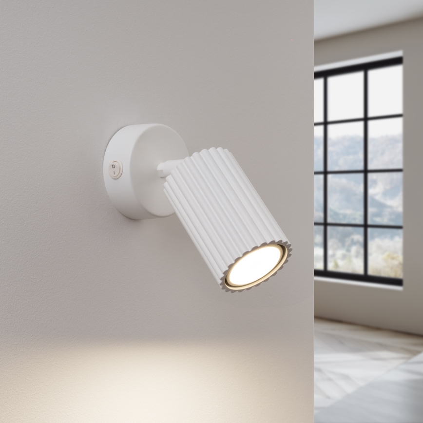 Wandspot KARBON 1xGU10/10W/230V wit