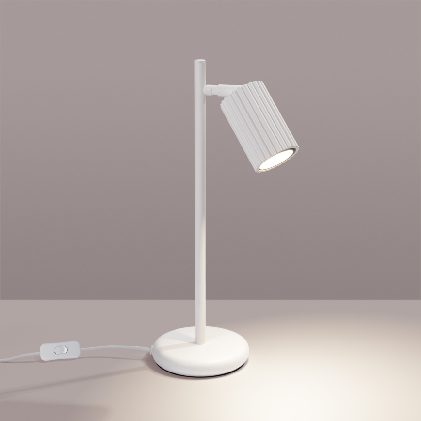 Lampe de table KARBON 1xGU10/10W/230V blanc