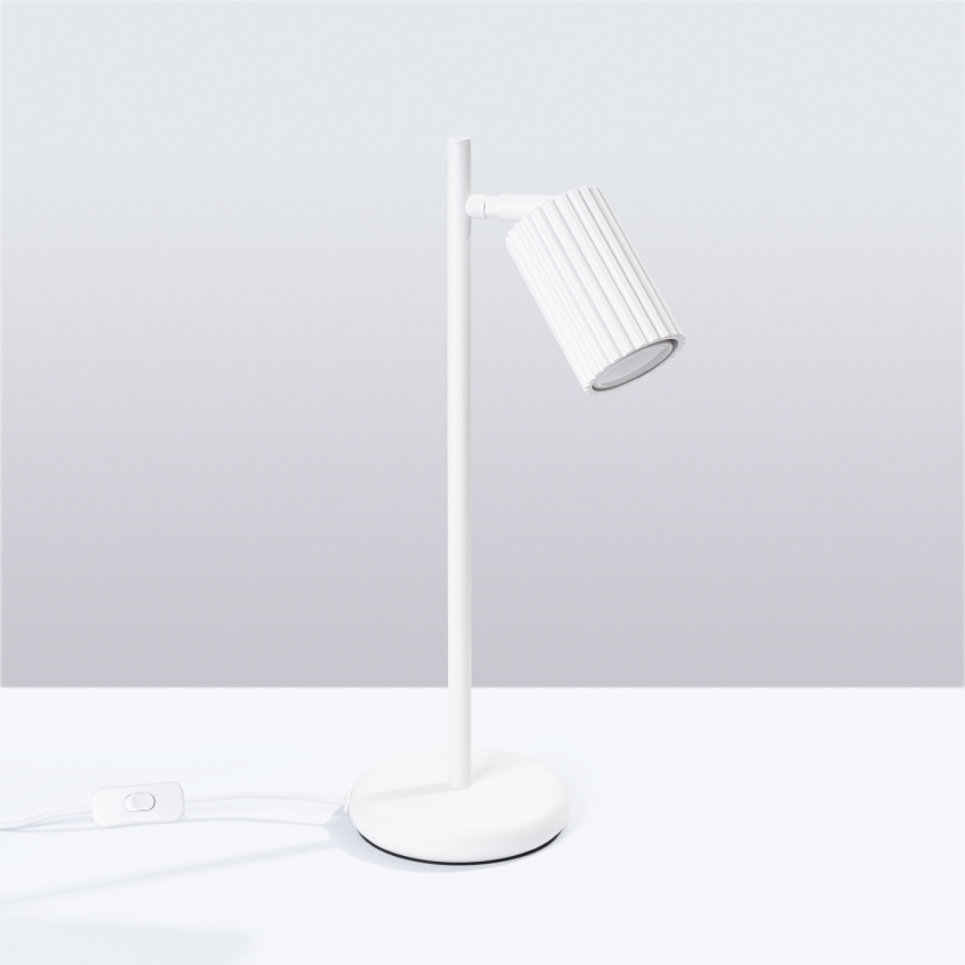 Lampe de table KARBON 1xGU10/10W/230V blanc