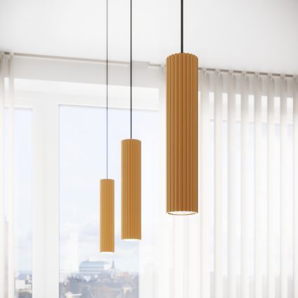 Hanglamp aan een koord KARBON 1xGU10/10W/230V goud