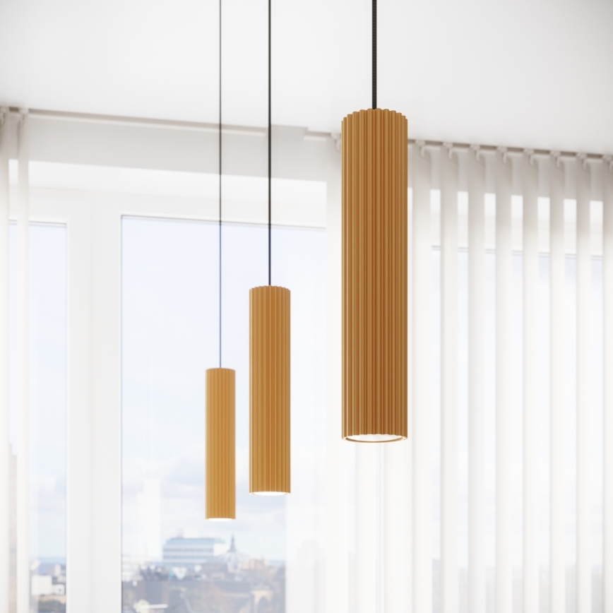 Hanglamp aan een koord KARBON 1xGU10/10W/230V goud
