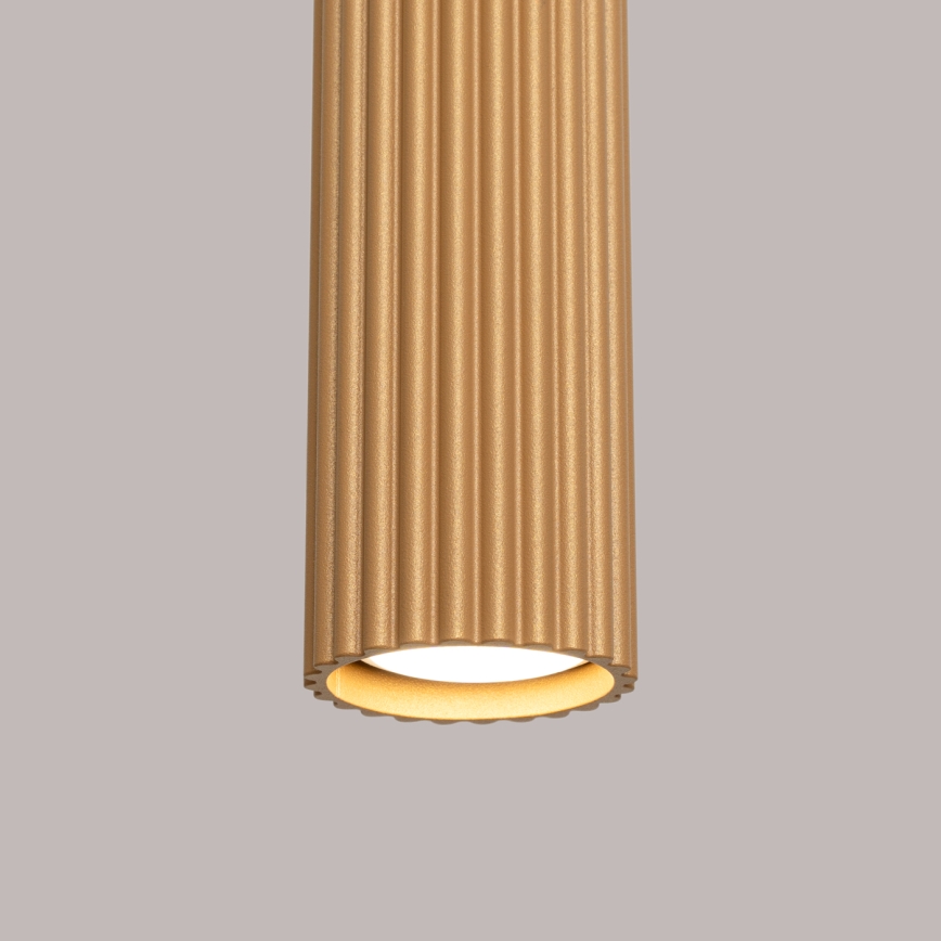 Hanglamp aan een koord KARBON 1xGU10/10W/230V goud