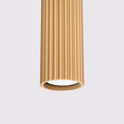Hanglamp aan een koord KARBON 1xGU10/10W/230V goud