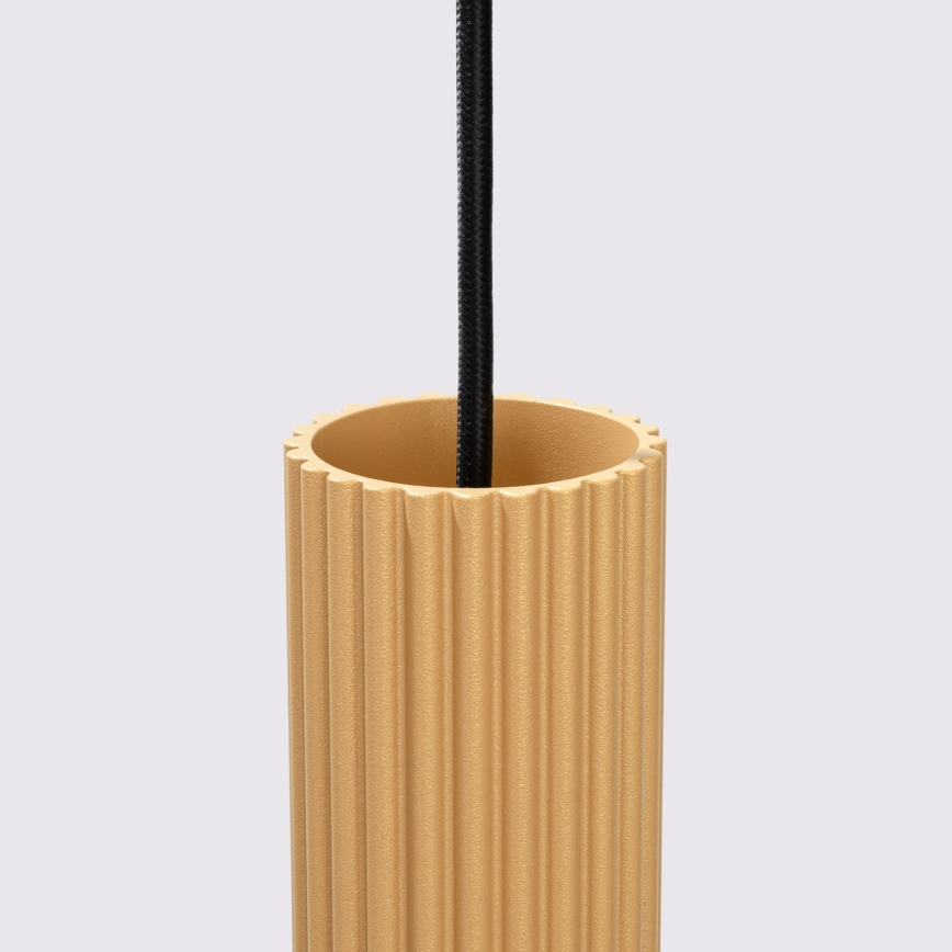 Hanglamp aan een koord KARBON 2xGU10/10W/230V goud