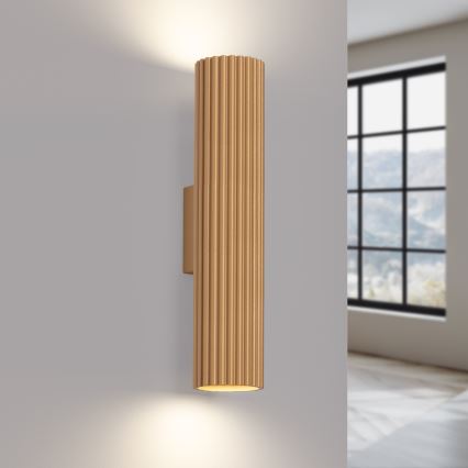 Applique murale KARBON 2xGU10/10W/230V doré