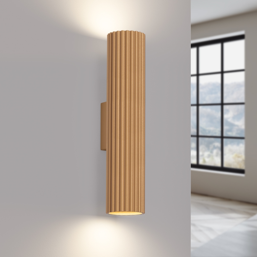 Applique murale KARBON 2xGU10/10W/230V doré