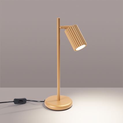 Tafellamp KARBON 1xGU10/10W/230V goud