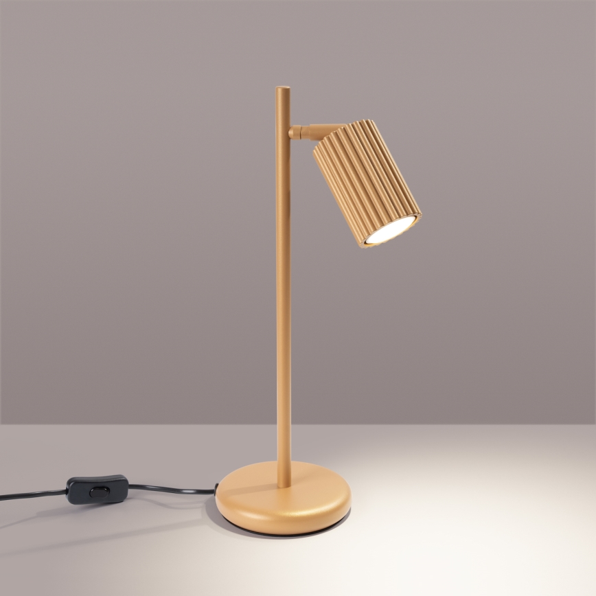 Tafellamp KARBON 1xGU10/10W/230V goud