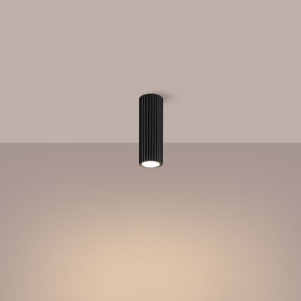 Spot KARBON 1xGU10/10W/230V 20 cm zwart