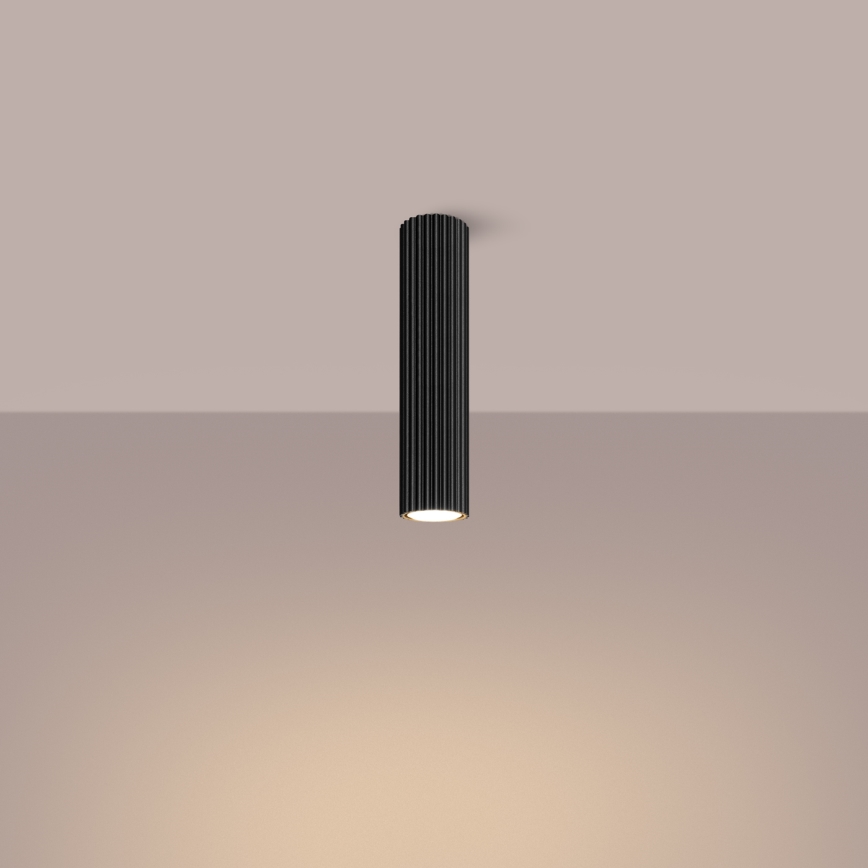 Spot KARBON 1xGU10/10W/230V 30 cm zwart