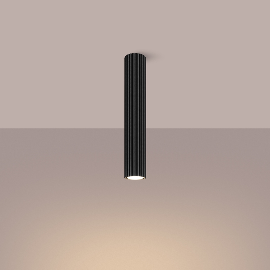 Spot KARBON 1xGU10/10W/230V 40 cm noir