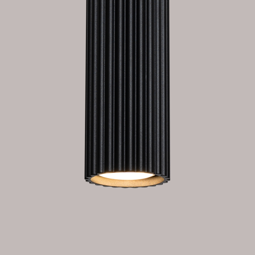 Hanglamp aan een koord KARBON 1xGU10/10W/230V zwart