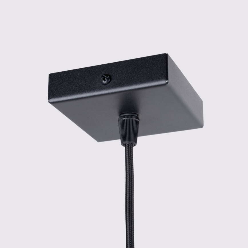 Hanglamp aan een koord KARBON 1xGU10/10W/230V zwart