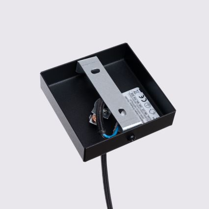 Hanglamp aan een koord KARBON 1xGU10/10W/230V zwart