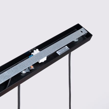 Hanglamp aan een koord KARBON 3xGU10/10W/230V zwart
