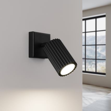 Wandspot KARBON 1xGU10/10W/230V zwart