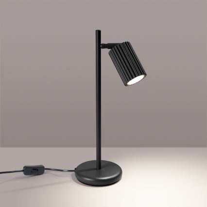 Tafellamp KARBON 1xGU10/10W/230V zwart