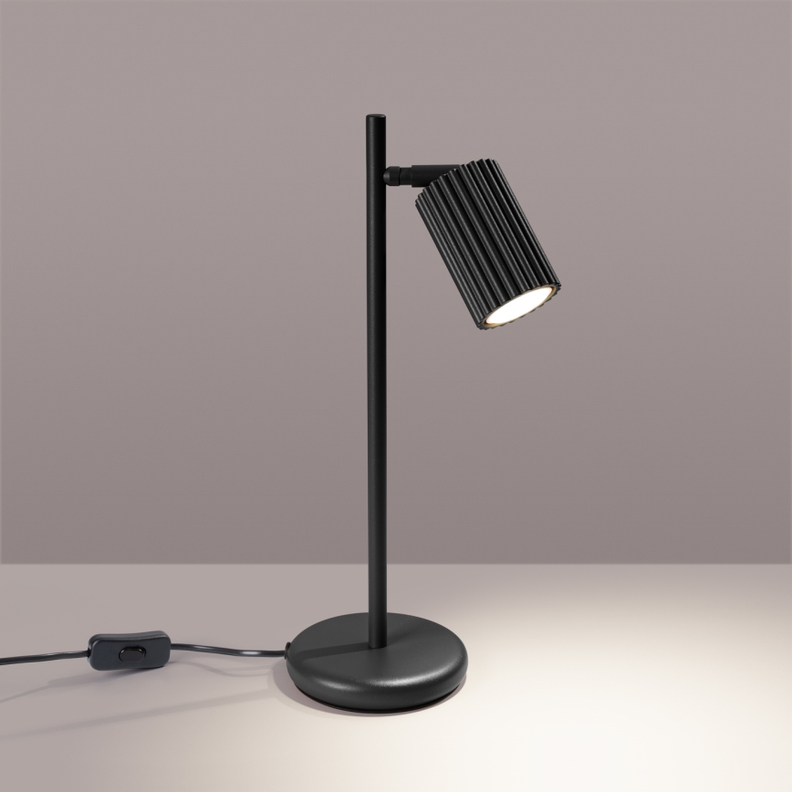 Tafellamp KARBON 1xGU10/10W/230V zwart