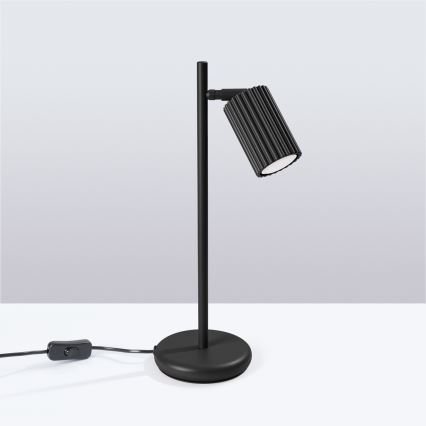 Tafellamp KARBON 1xGU10/10W/230V zwart