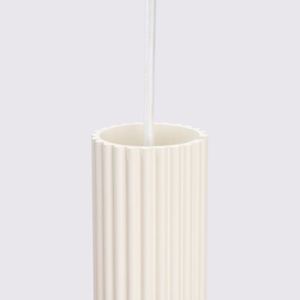Hanglamp aan een koord KARBON 2xGU10/10W/230V crème