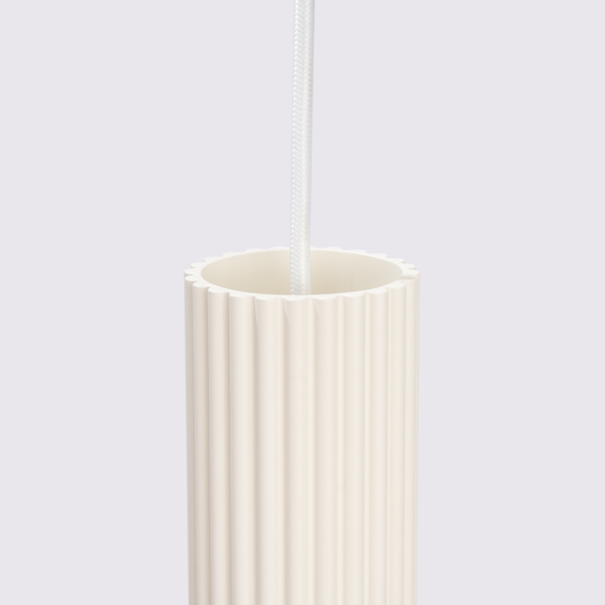 Hanglamp aan een koord KARBON 2xGU10/10W/230V crème