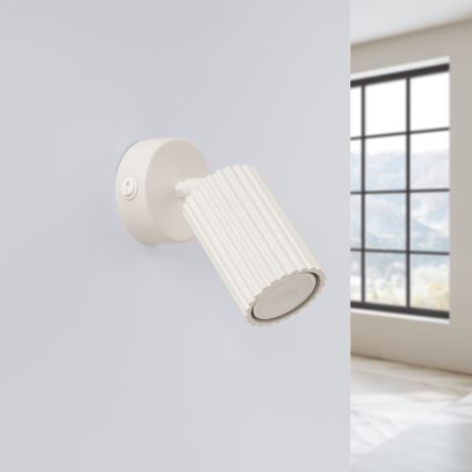 Wandspot KARBON 1xGU10/10W/230V crème