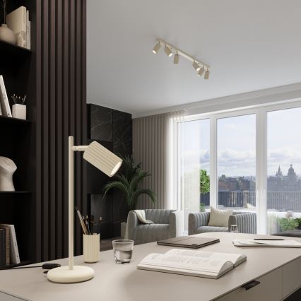 Lampe de table KARBON 1xGU10/10W/230V crème