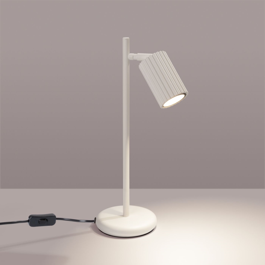 Tafellamp KARBON 1xGU10/10W/230V crème