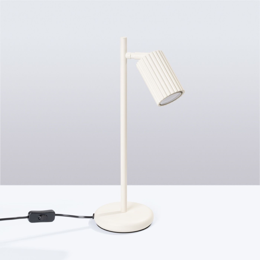Tafellamp KARBON 1xGU10/10W/230V crème